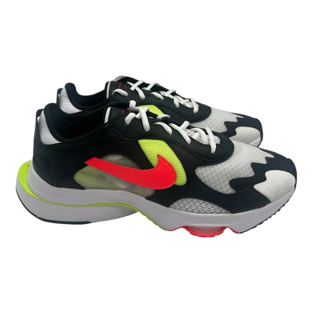 Nike Air Zoom Division‎ Shoes Mens Sz 8 Black/Flash Crimson/White Volt Sneakers